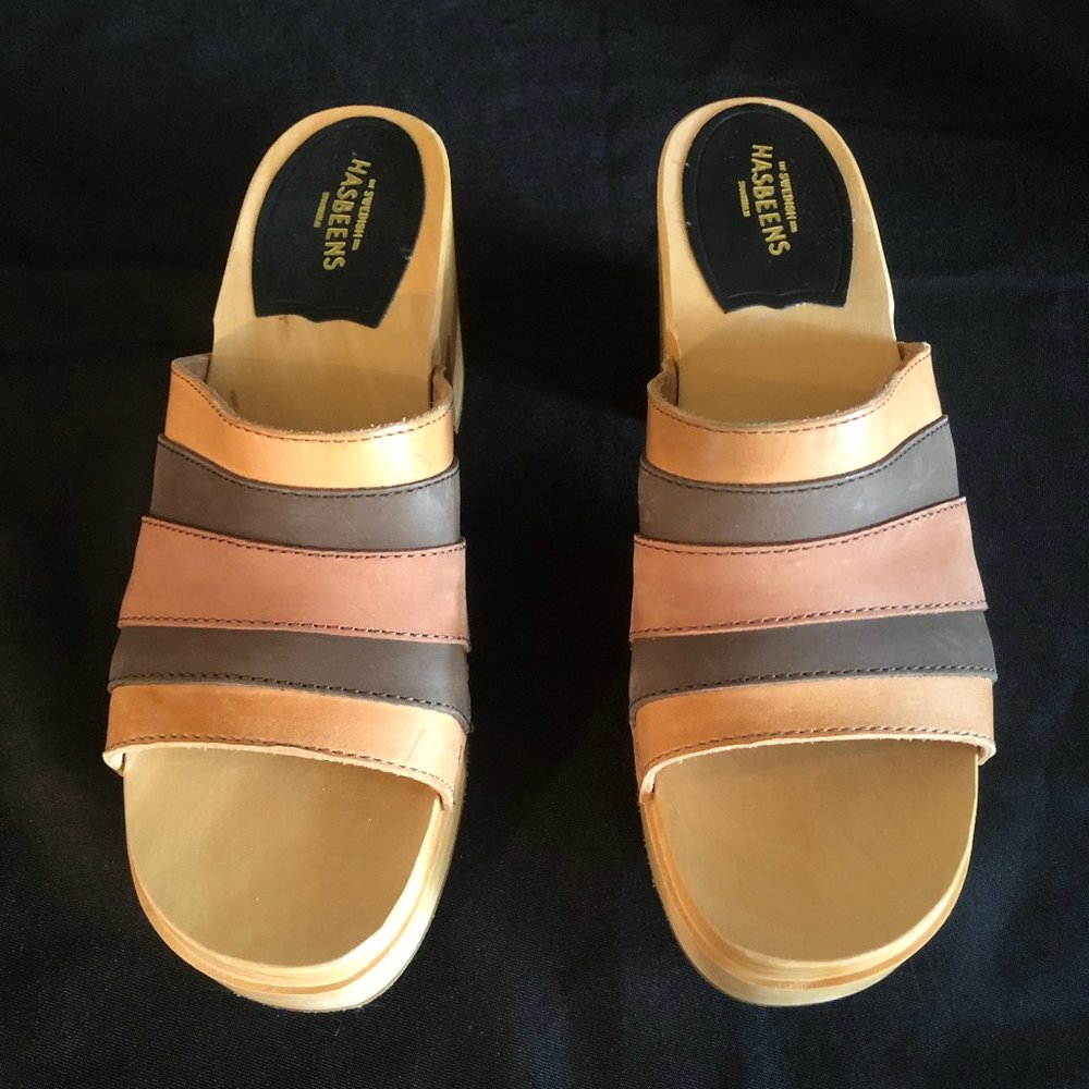 NWOB Swedish Hasbeens Anki Sandal Sz 39 - Picture 4 of 13